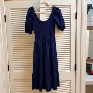 Hill House Louisa Nap Dress Navy XS